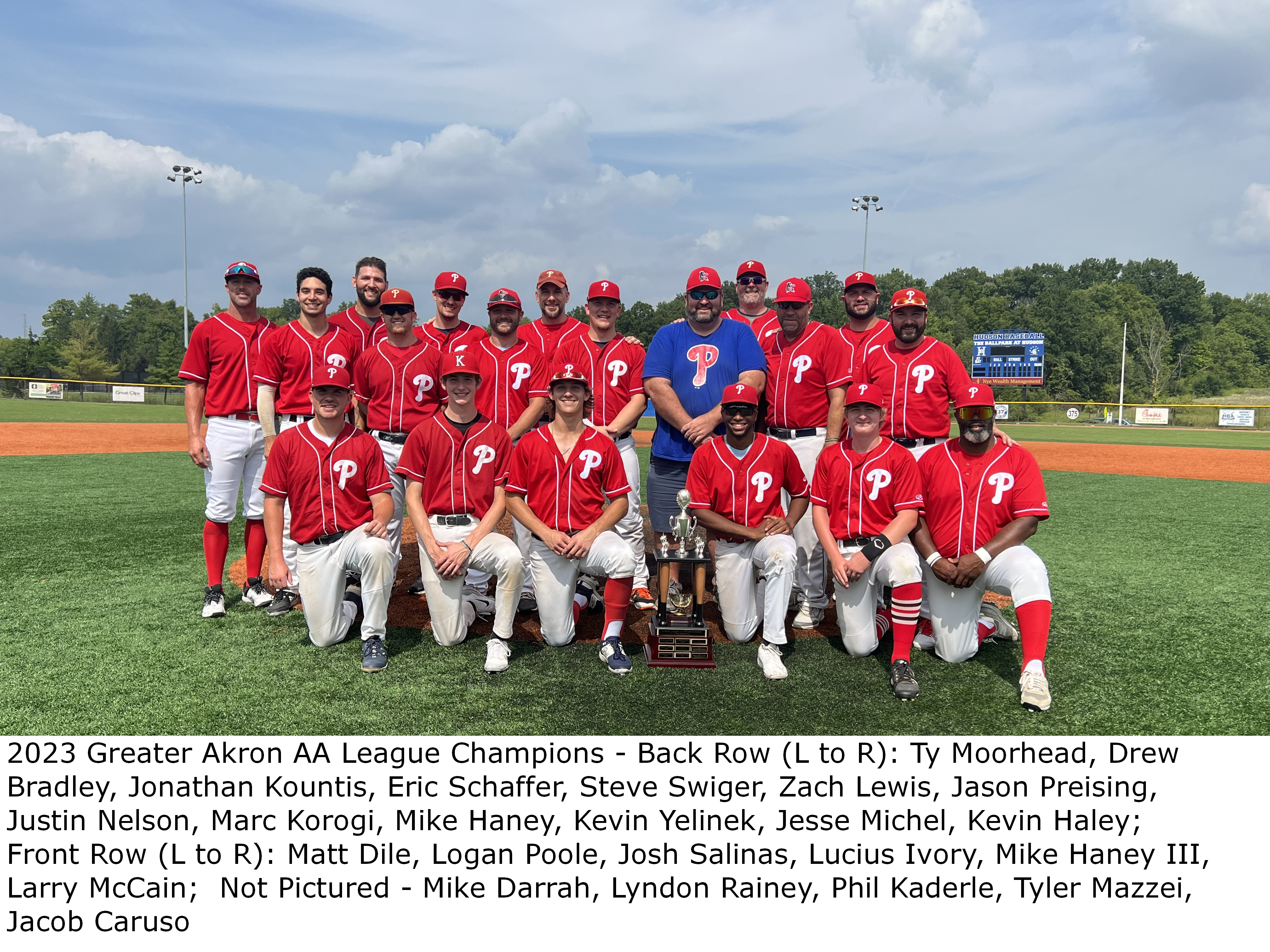 2023 Portage South Baseball Team